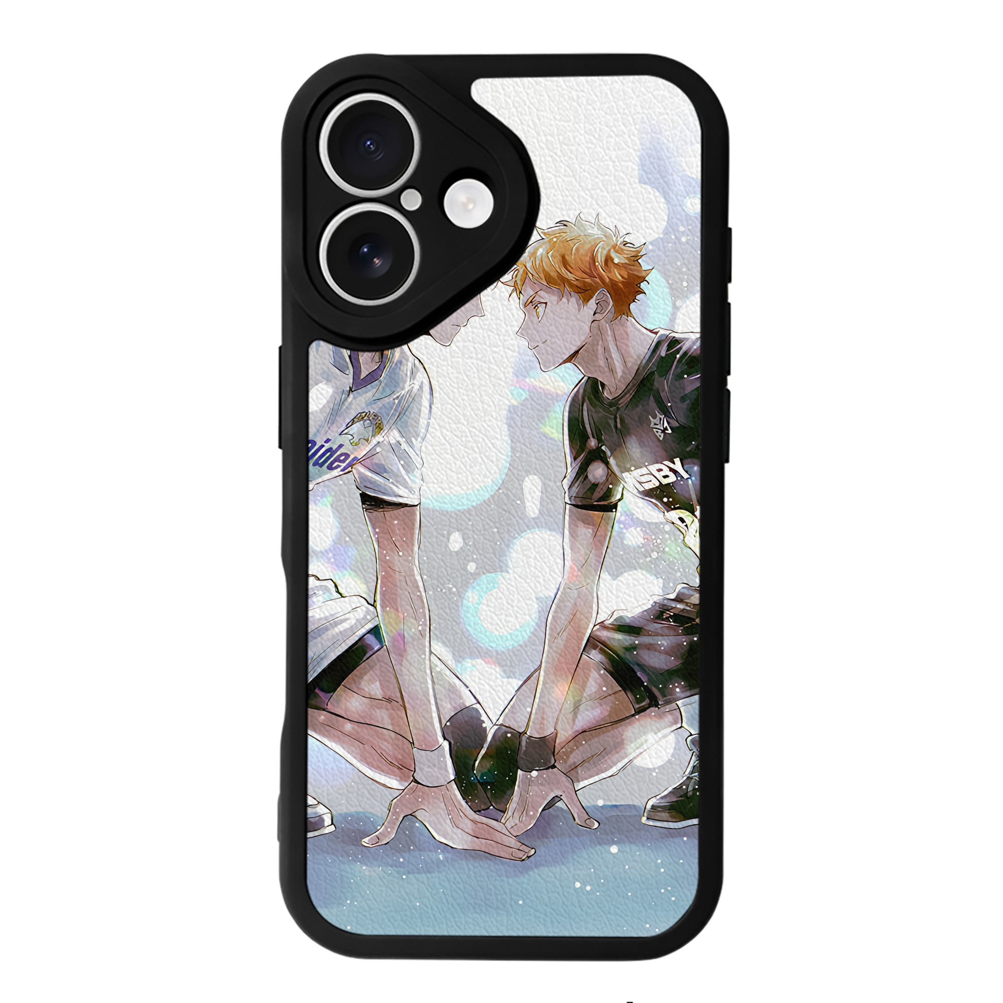 （画像用） ハイキュー!! Haikyu!! 【iPhone 16シリーズ対応】シリコンスマホケース（レザー調） 材質：シリコン